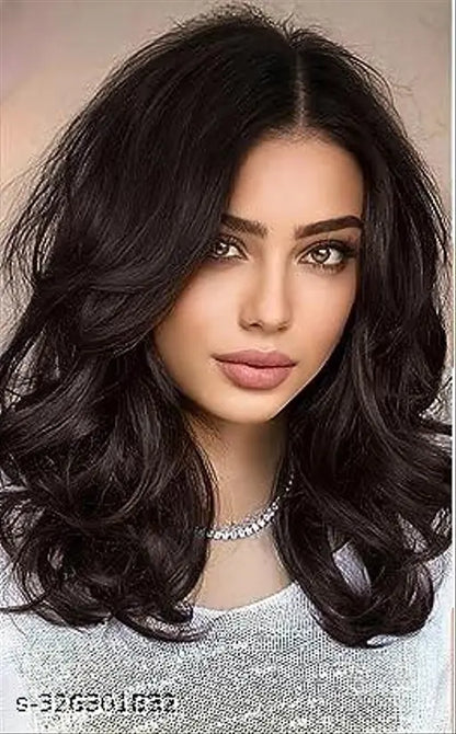 Cheveux Vuitton शॉर्ट फुल हेड विग स्ट्रेट शॉर्ट लेंथ | 100% मानव बालों से बना | महिलाओं के लिए