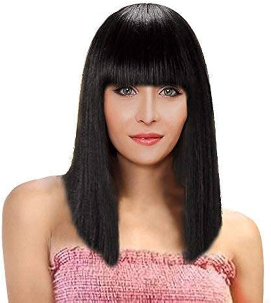 Cheveux Vuitton Short Full Head Wig Straight Short Length | 100% Made From HUMAN Hair | For WOMEN