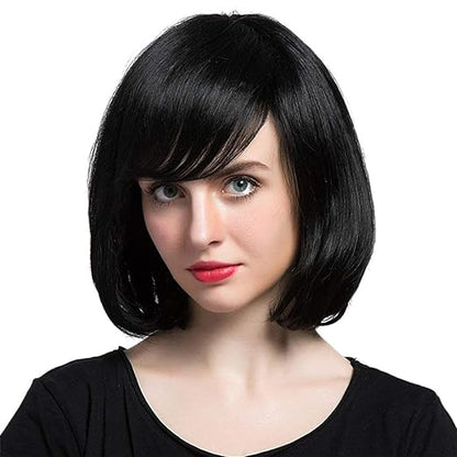 Short Black  Bob |100% Made From Human Hair | Wig For Women