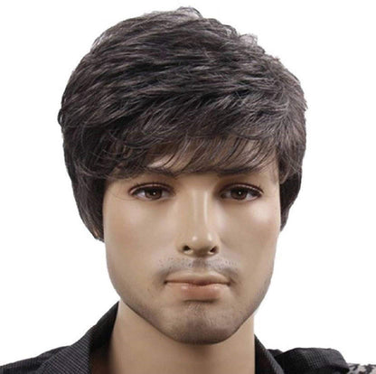 Blushia Medium Hair Wig | 100 % made From Human Hair | Wig For Men