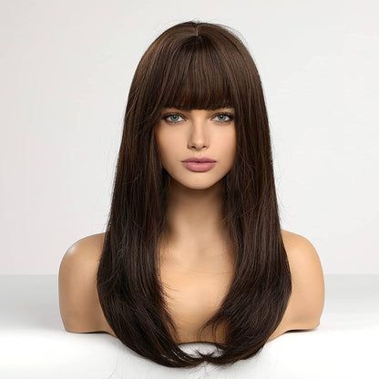 CV Full Head Wig for Women Straight Short Length |  100% Human Hairs