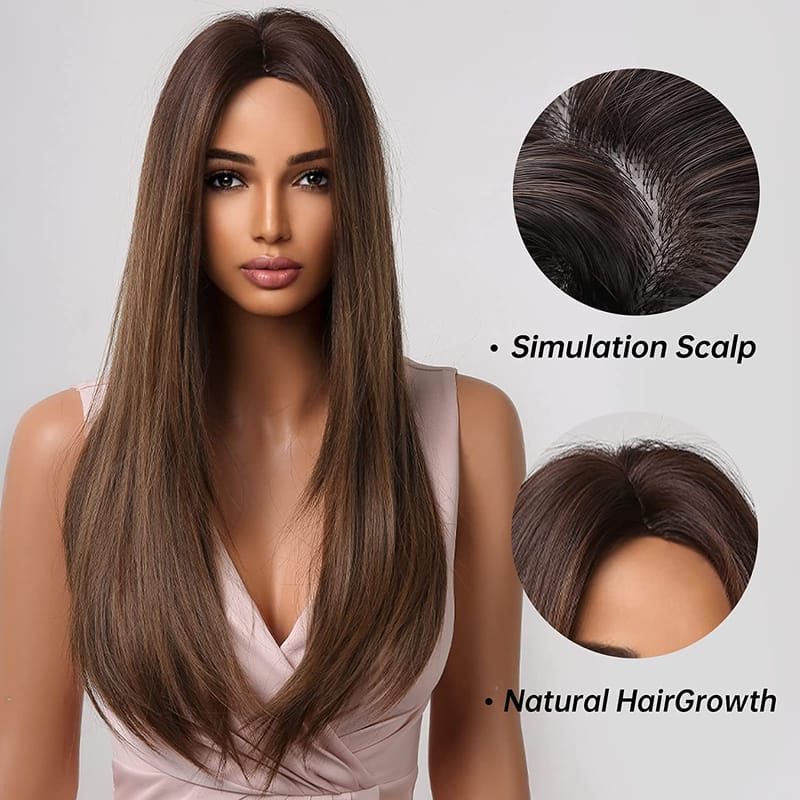 Queen Wig | Natural Stright | Full Head Human Hair Wig for Women