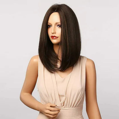 CV Full Head Wig for Women Straight Short Length |  100% Human Hairs