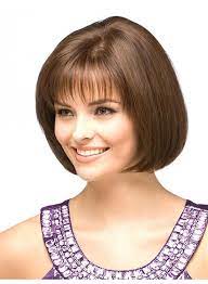 Cheveux Vuitton Bob Wig with Bangs | Short Straight Wigs for Women|  Shoulder Length | 100% Made from Human Hair | For WOMEN